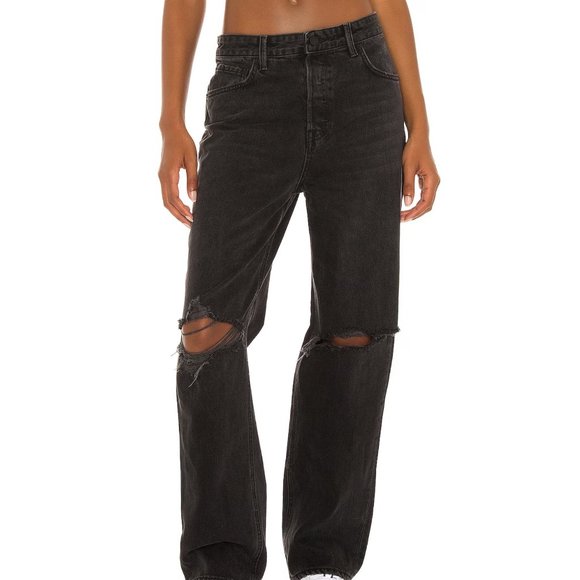 GRLFRND Amanda Mid Rise Loose in Downtown NWT Size 27 - Picture 2 of 4